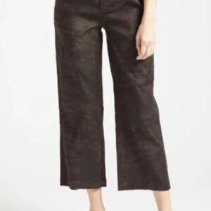 Evereve Level 99 Camouflage Wide-Leg Linen 4 Pocket Pants